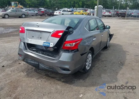 2017 Nissan Sentra S из США, поврежденный, VIN 3N1AB7AP0HY374650